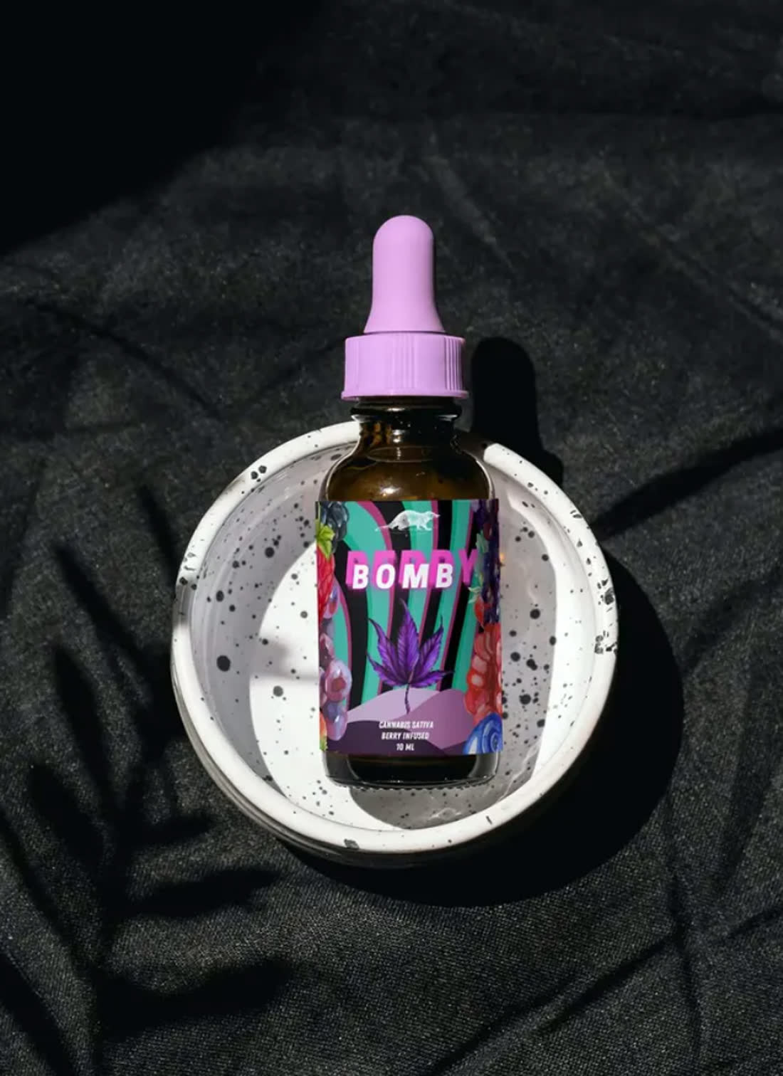 BOMB serum, dark backdrop